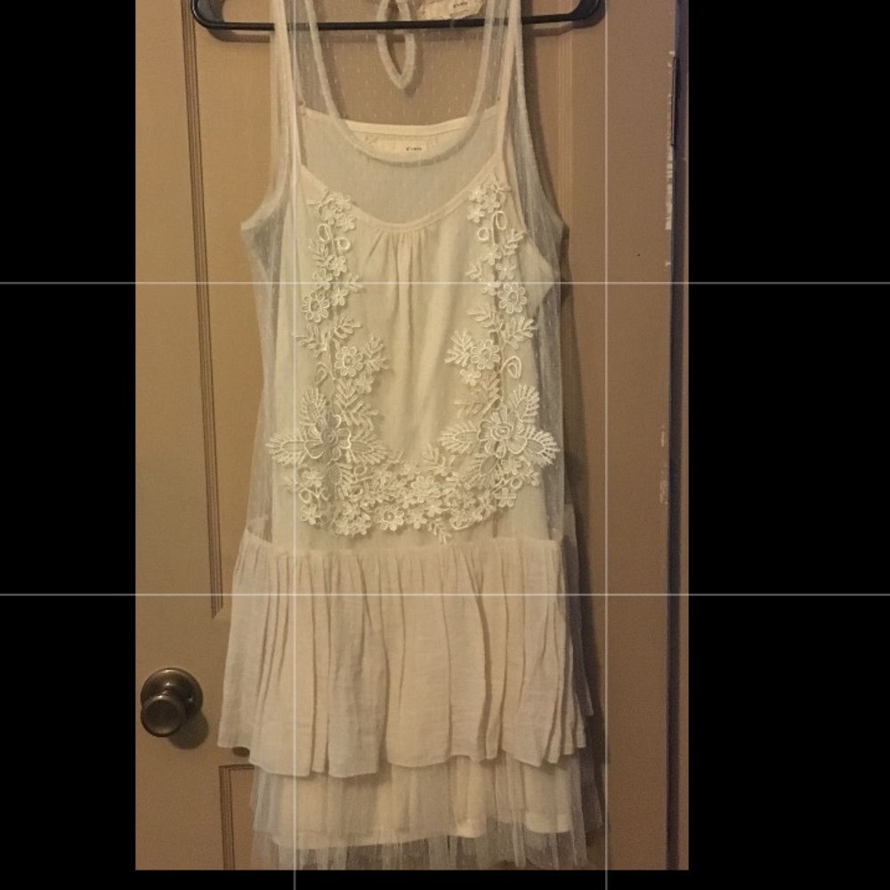 Lacey, layered dress